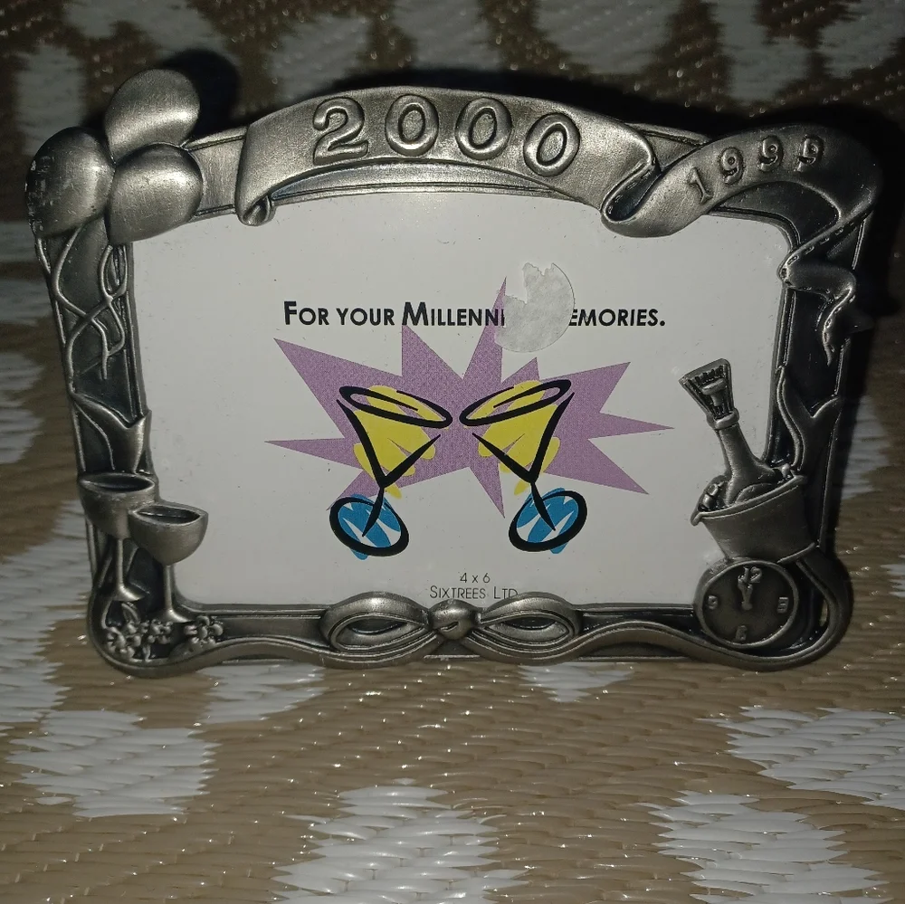 Silver Millennium Photo Frame